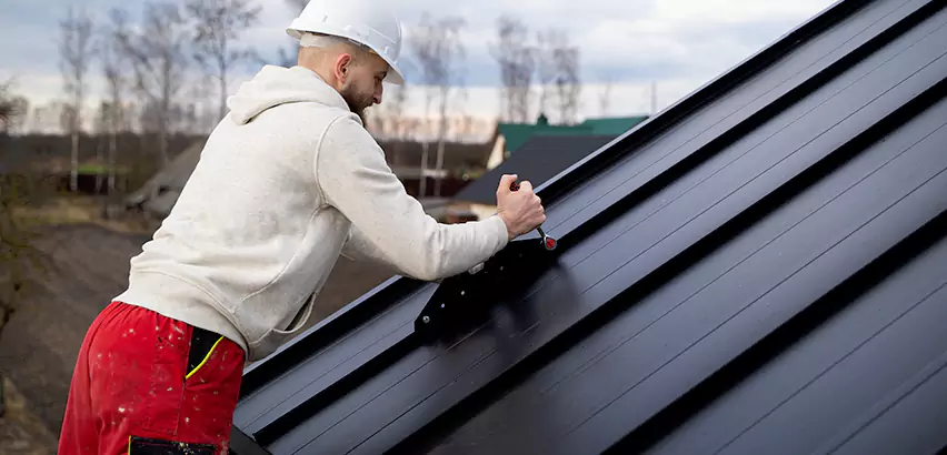 Tin Roof Ridge Cap Installation in Imperial Beach